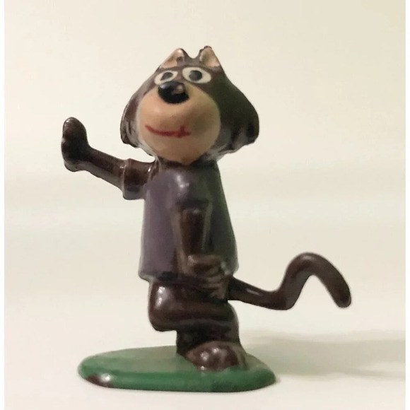 Vtg Marx Tinykins Hanna Barbera Fancy Fancy Top Cat Mini Figure Hand Painted - Picture 14 of 14